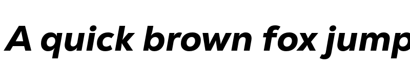 Preview of NexaText HeavyItalic font