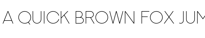 Preview of NEXT ART Thin font