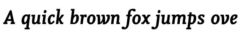 Preview of Nexus Mix Pro Bold Italic font