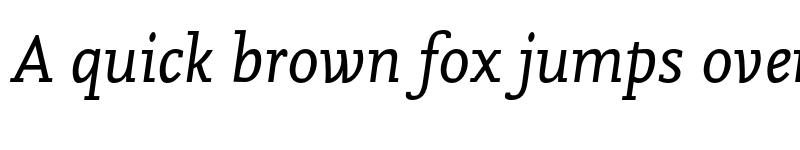 Preview of Nexus Mix Pro Italic font