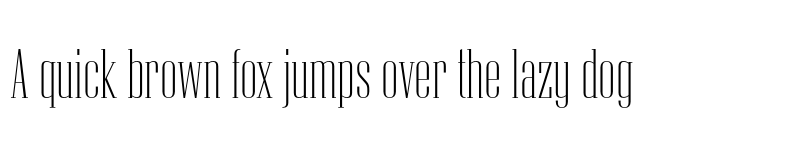 Preview of Niagara Thin font