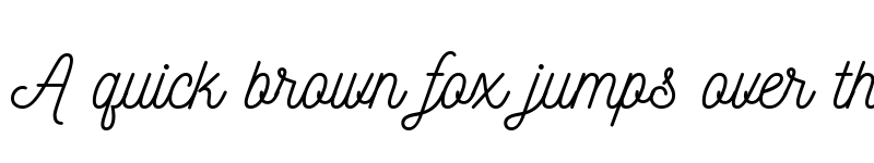 Preview of Nickainley Normal font