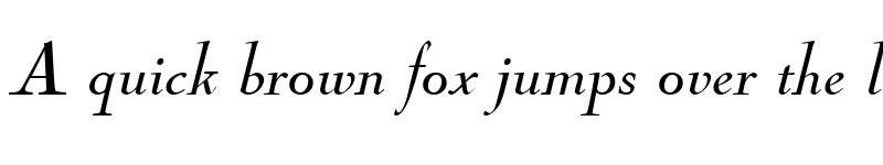 Preview of NicolasCocTReg Italic font