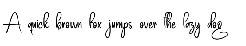 Preview of Night Beauty Regular font