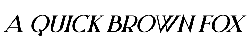 Preview of Night Zone Italic font