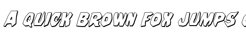 Preview of Nightchilde 3D Italic Italic font