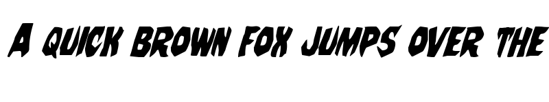 Preview of Nightchilde Condensed Italic Condensed Italic font