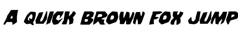 Preview of Nightchilde Expanded Italic Expanded Italic font