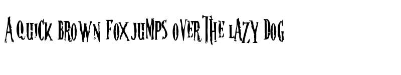 Preview of Nightmare 5 Regular font