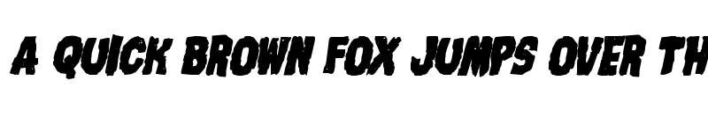 Preview of Nightmare Alley Bold Italic Bold Italic font