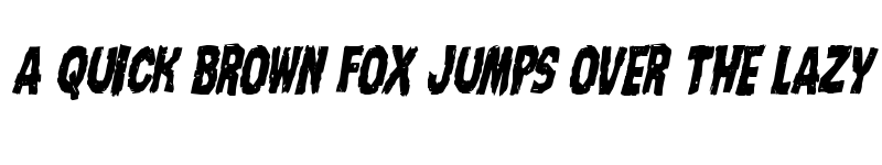 Preview of Nightmare Alley Condensed Italic Condensed Italic font