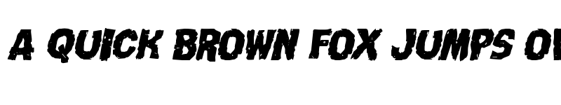 Preview of Nightmare Alley Expanded Italic Expanded Italic font