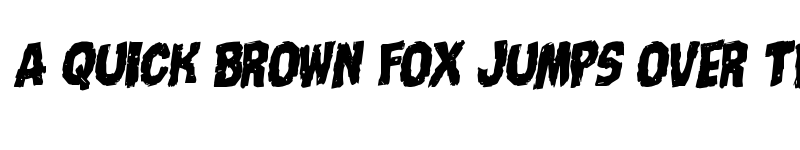 Preview of Nightmare Alley Rotalic Italic font