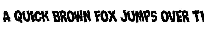 Preview of Nightmare Alley Rotated Regular font