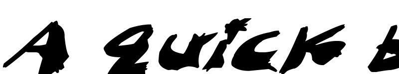 Preview of Nightmare Ink Italic font