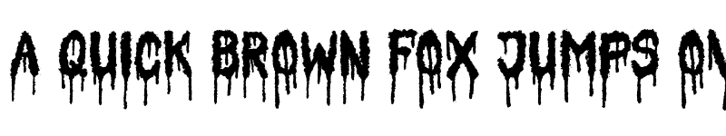 Preview of Nightmare Story Regular font