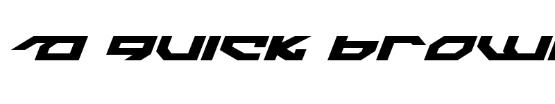 Preview of Nightrunner Expanded Italic Expanded Italic font