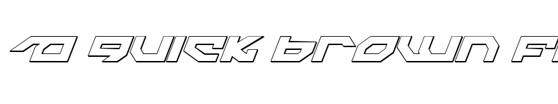 Preview of Nightrunner Shadow Italic Shadow Italic font