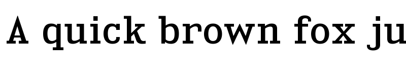 Preview of Nijigaoka Slab Shavian Regular font