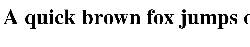 Preview of Nimbus Roman No9 L Bold font