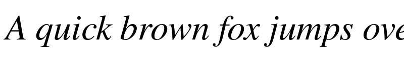 Preview of Nimbus Roman No9 L Regular Italic font