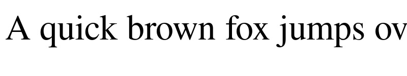 Preview of Nimbus Roman No9 L Regular font