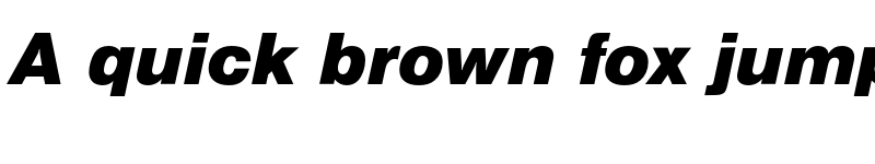 Preview of Nimbus Sans Black Italic font