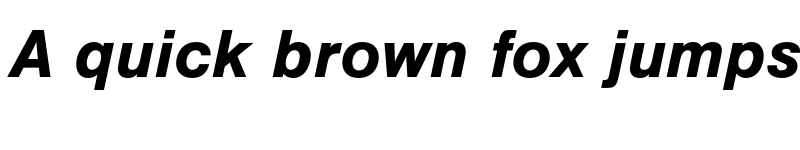 Preview of Nimbus Sans Bold Italic font