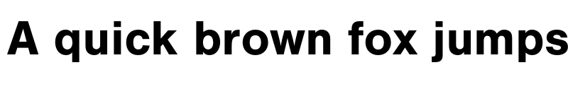 Preview of Nimbus Sans Bold font