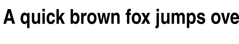 Preview of Nimbus Sans Cond L Bold font