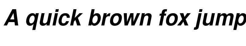 Preview of Nimbus Sans L Bold Italic font