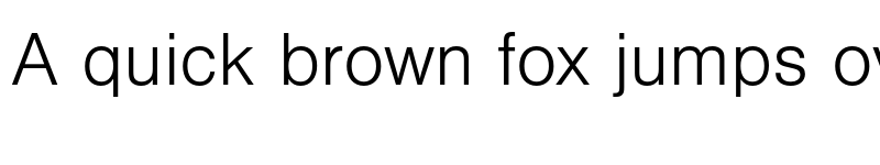 Preview of Nimbus Sans Light font