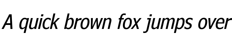 Preview of Nina Italic font