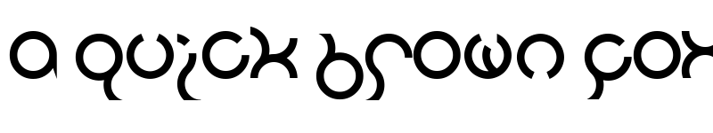 Preview of nine Regular font