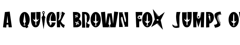 Preview of NINJA FIGHTER Regular font