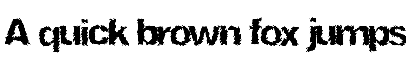 Preview of NinjaTurtle Regular font