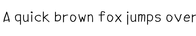 Preview of NipCen's Print Unicode Regular font