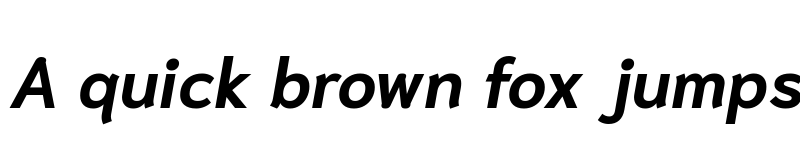 Preview of Niramit Bold Italic font