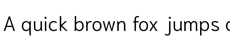 Preview of Niramit Light font