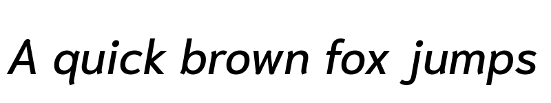 Preview of Niramit Medium Italic font