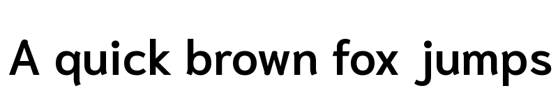 Preview of Niramit SemiBold Regular font