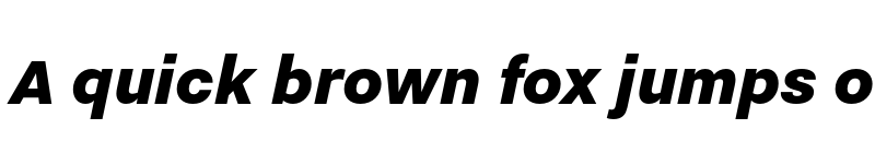 Preview of Nitti Grotesk Black Italic font