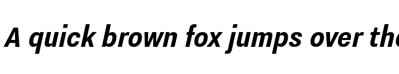 Preview of Nitti Grotesk Condensed Bold Italic font