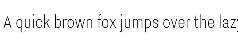 Preview of Nitti Grotesk Condensed ExtraLight font