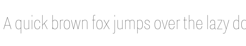 Preview of Nitti Grotesk Condensed Hairline font