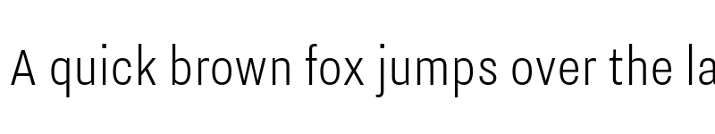 Preview of Nitti Grotesk Condensed Light font