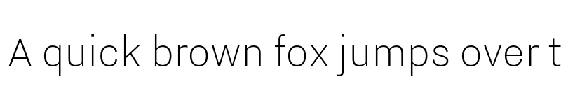 Preview of Nitti Grotesk ExtraLight font