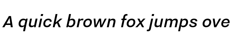 Preview of Nitti Grotesk Medium Italic font