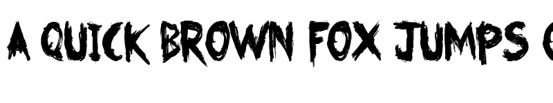 Preview of No Fear Regular font