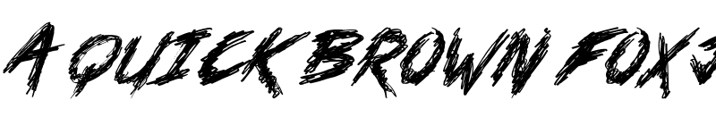 Preview of No Mercy Font Personal Use Only Regular font